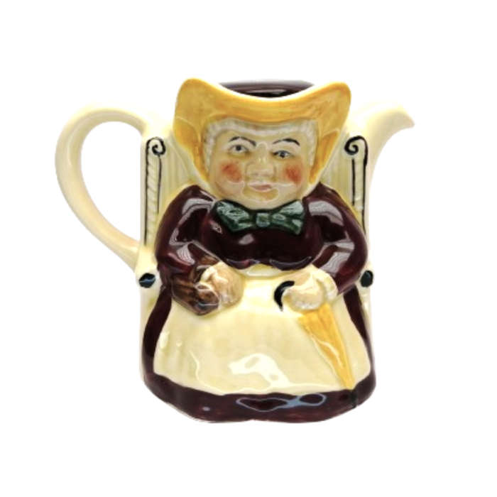 Tony Wood Ceramic Darby and Joan Teapot Staffordshire England