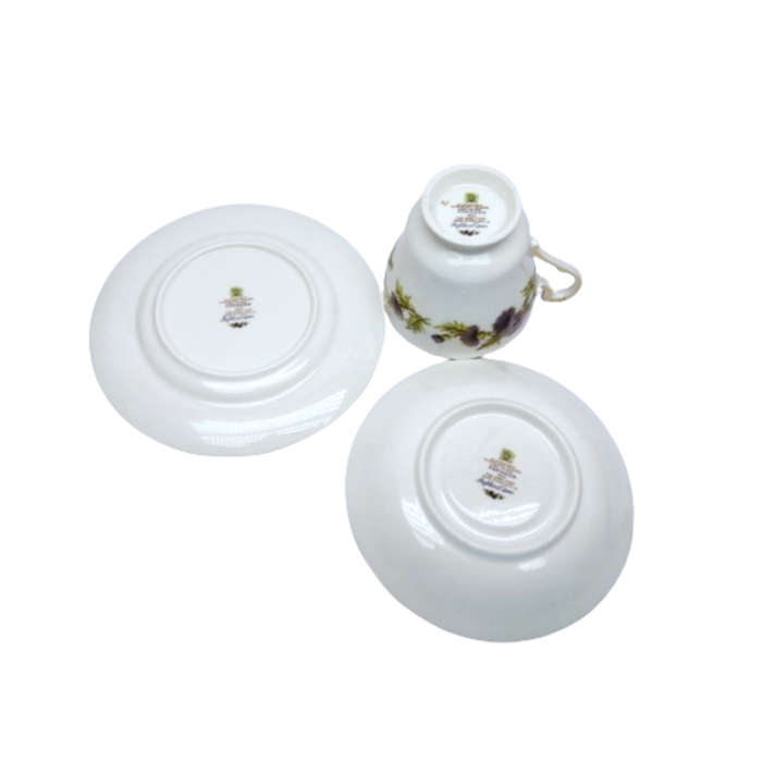 Paragon Fine Bone China Highland Queen Trio