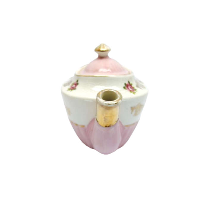 Gibson vintage Pink and gold Tea Pot