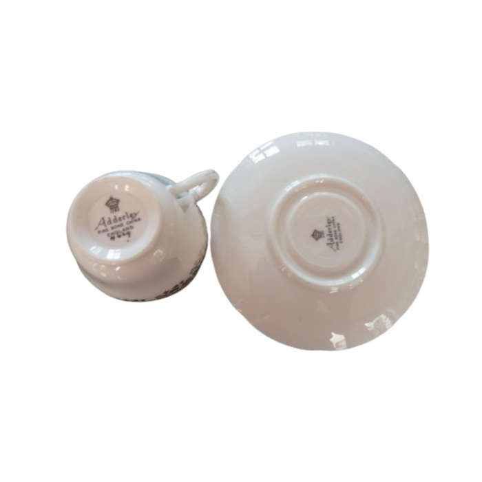 Adderley 4429 White with Gold Duo