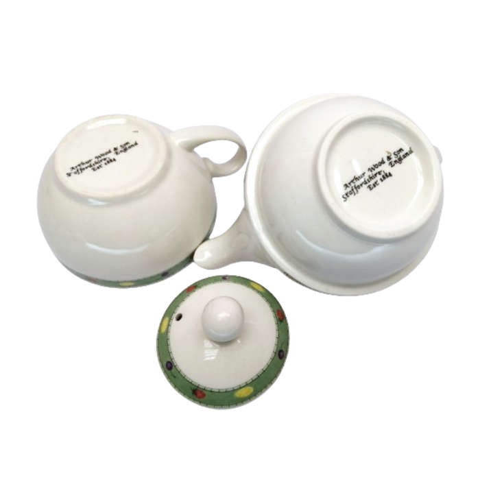 Arthur Wood & Son Staffordshire Herbal Teas Fruit Infusions Teapot And Cup