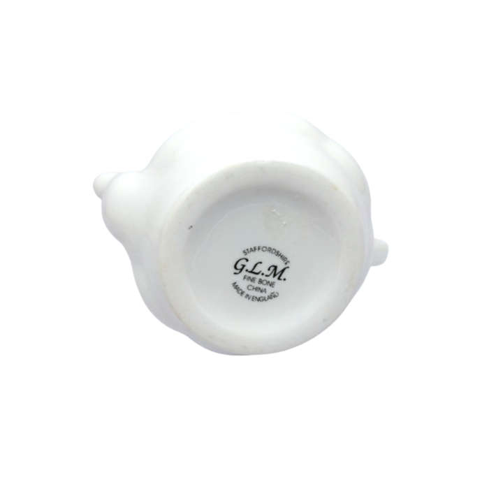 G.L.M. Staffordshire  Miniature Tea Pot with Strawberry Design