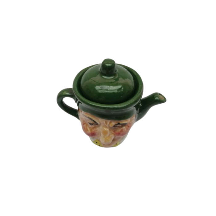 Sairey Gamp Double sided Miniature Tea pot