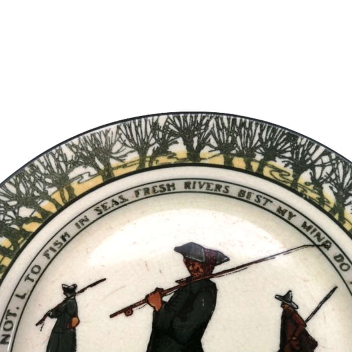 Royal Doulton Isaac Walton Ware `Gallant Fishers` Rack Plate D2312