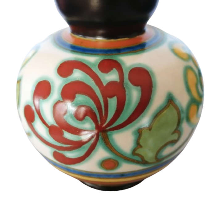 Gouda Vlymen Zuid Holland Large Hand Painted Vase c.1925