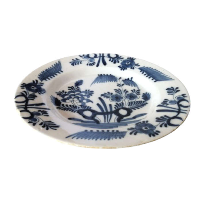 Delft Holland c18th Decorative Wall Plate Hand Painted