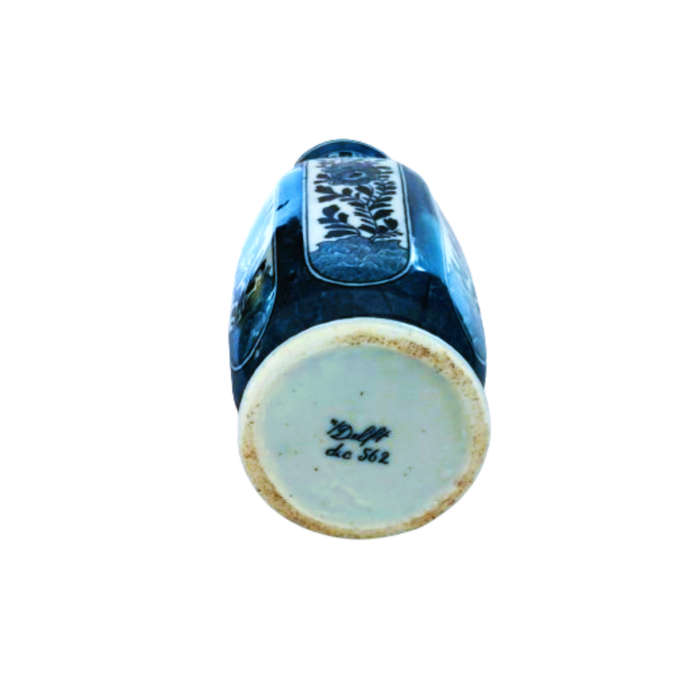 Delft Mosa Mastricht Delft Blue Twin Handled Vase Dec 562