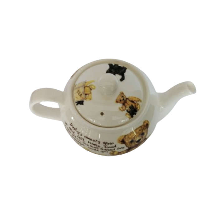 Roy Kirkham Classic Teddy Lost Bear Porcelain Large Teapot