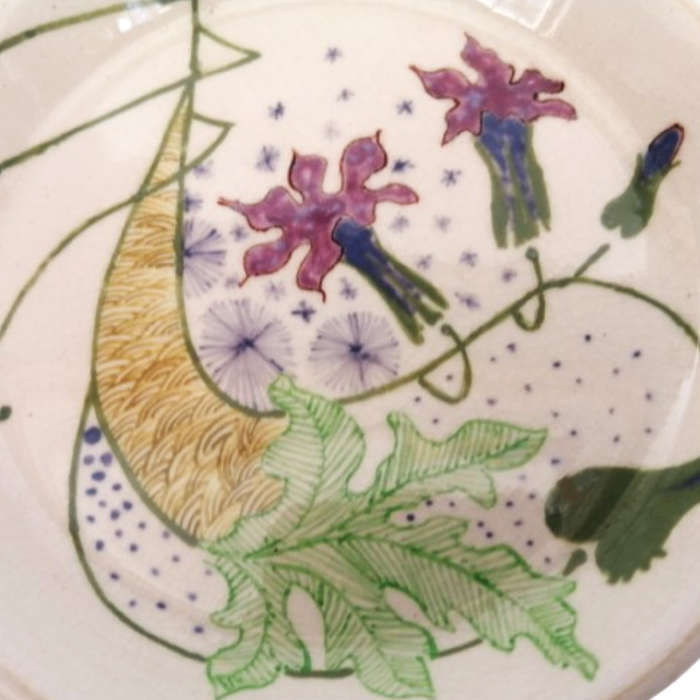 Gouda Zuid-Holland Hand Painted Tray Dish c.1910