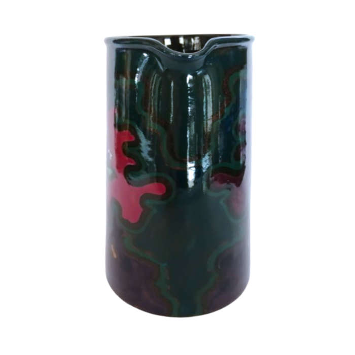 Antique England Decoro Art Pottery Floral Decoration Vase c.1920