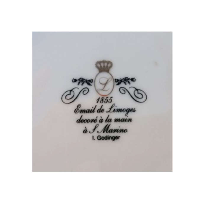 Limoges Wild Life Lion by Email de Limoges Wall Plate