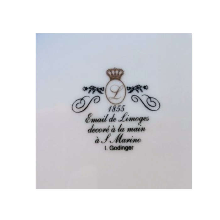 Limoges Wild Life Giraffe by Email de Limoges Wall Plate