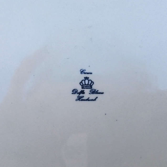 Delft Chemkefa Delfts Blauw Horse and cart Windmill ceramic wall hanging plate