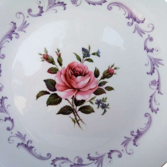 Paragon Fine Bone China Century Rose Floral Cake Plate