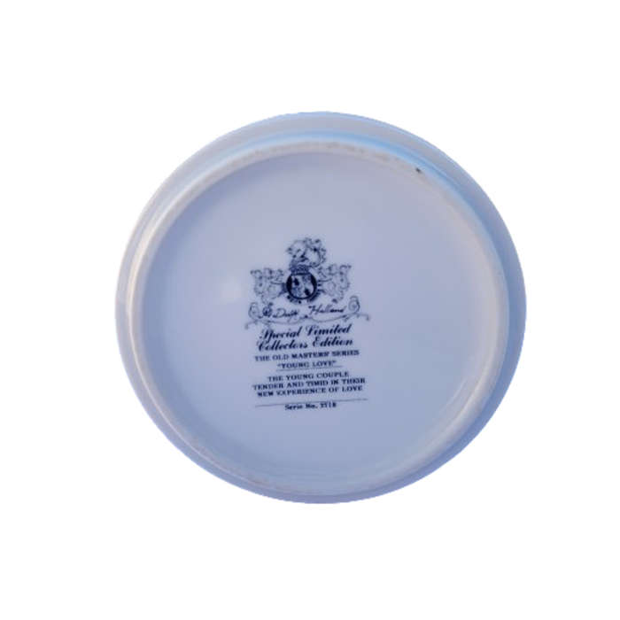 Delft Oude Molen The old Masters Loving Couple lidded dish