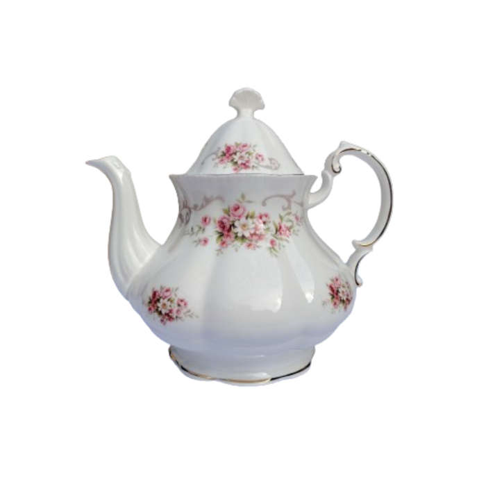 Paragon Fine Bone China Rose Bouquet Tea Pot