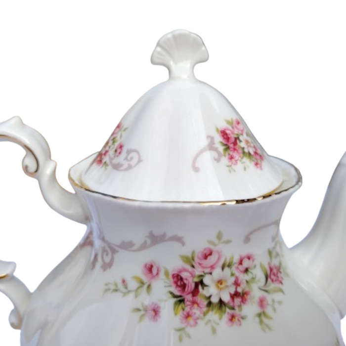 Paragon Fine Bone China Rose Bouquet Tea Pot