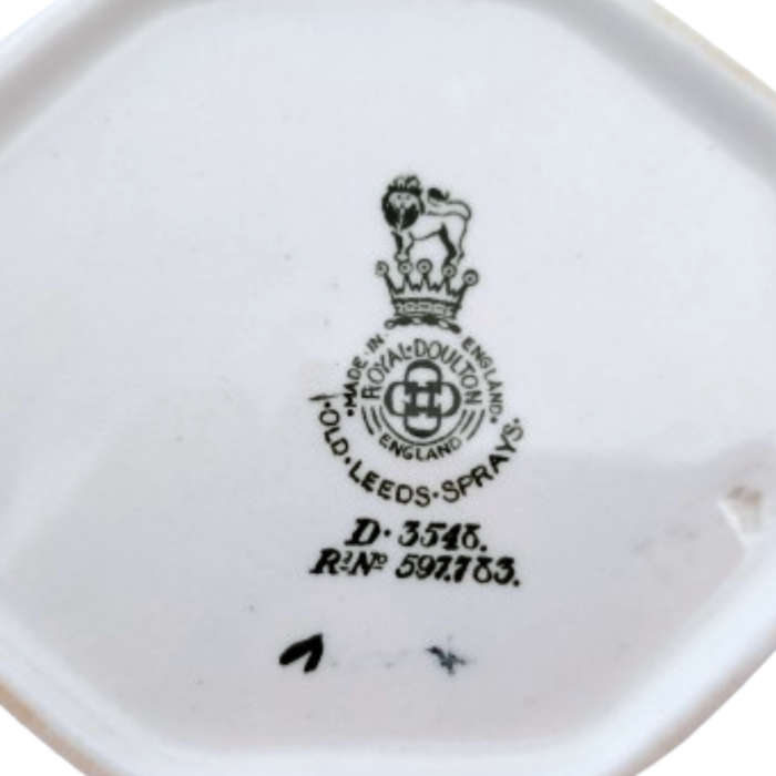 Royal Doulton Old Leeds Spray Plate- D3548