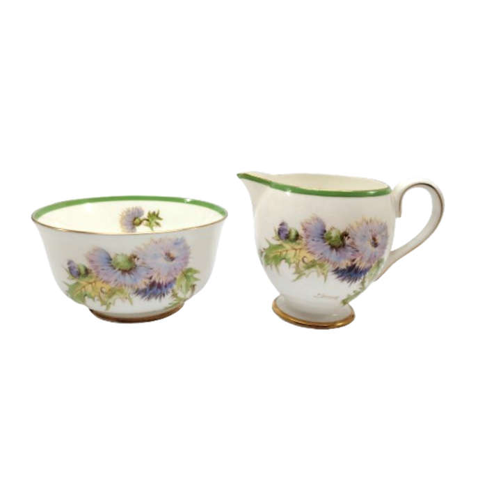 Royal Doulton Bone China Glamis Thistle Tea Set
