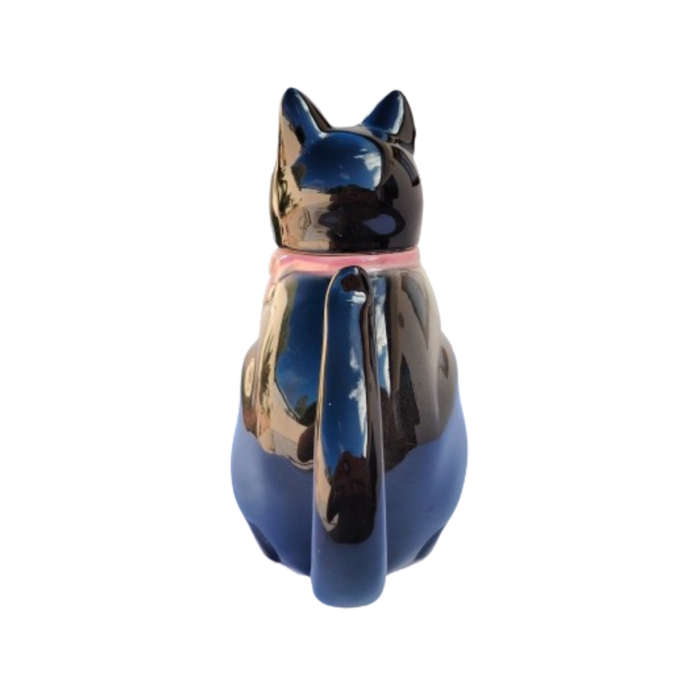 Vintage Erphila Black and White Cat Teapot  Germany 6700B