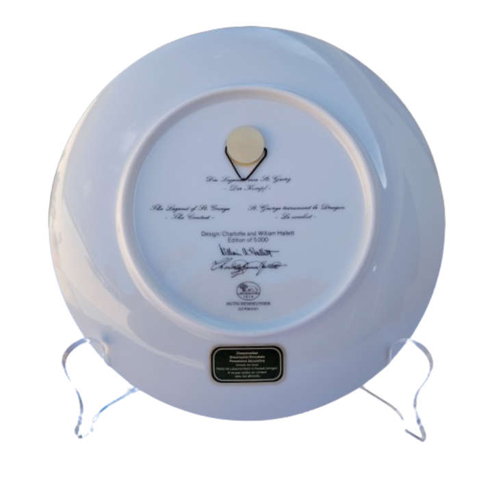 Hutschenreuther Ltd The Legend of St.George The Contest Plate