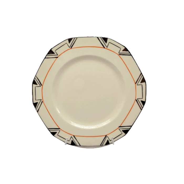 Rare 1930'S Art Deco Alfred Meakin Marigold Princess Shape Geometric Tea Set