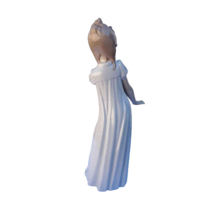 Nao Young Girl Yawning Figurine