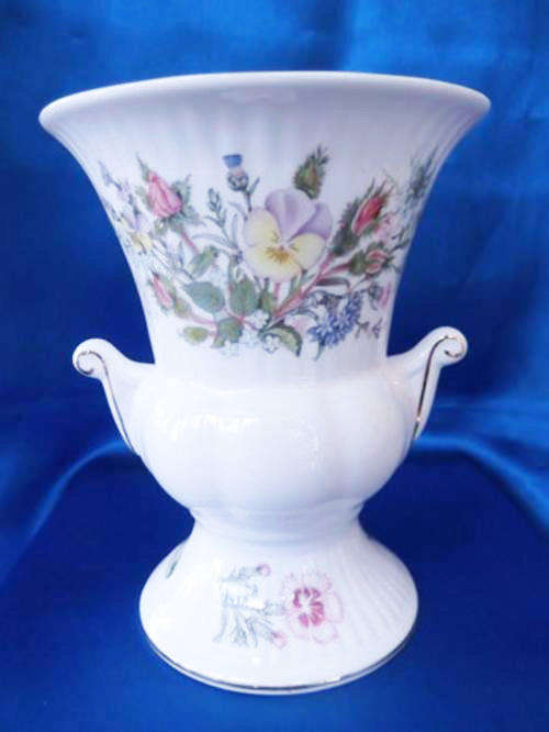 Aynsley Bone China Wild Tudor Large Vase