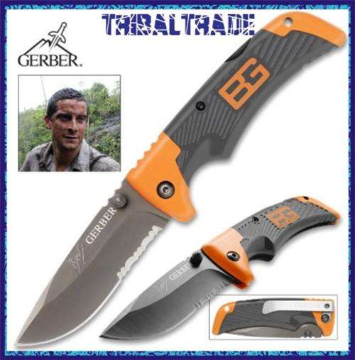 4 to GO!! GERBER "Bear Grylls" SCOUT KNIFE - Do not miss this SPECIAL!!
