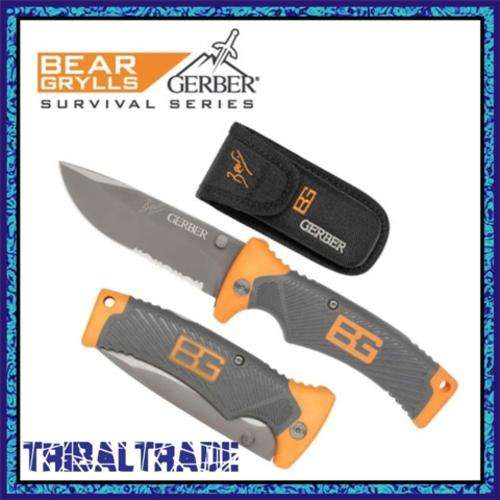 BG PROMO!! R45 SHIPPING for as many as you want! 30 x GERBER "BG" ULTIMATE FOLDING SHEATH KNIFE.