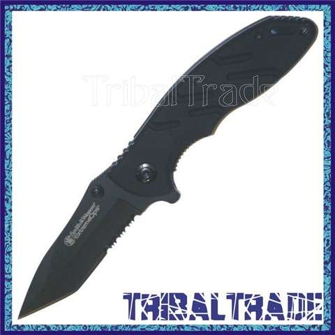 2 to GO!! CLOSE COMBAT KNIFE - Smith & Wesson EXTREME OPS KNIFE - SUPER SHARP!!!