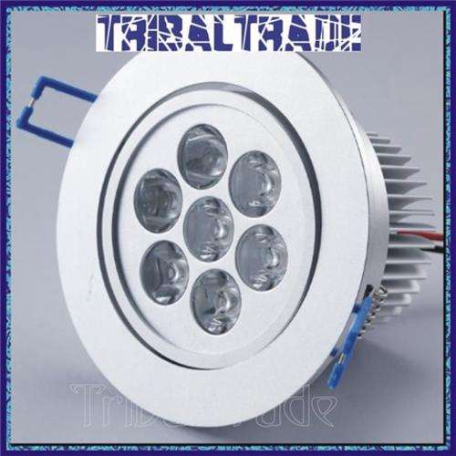 6 Units to GO!! 7W ALUMINIUM LED CEILING DOWNLIGHT - Beam Adjustable - FREE Combined shipping!!