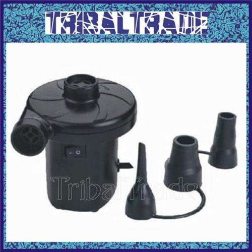 2 to GO!! AC ELECTRIC AIR PUMP - Inflates and Deflates - 3 NOZZLES INCLUDED - USE IT ANYWHERE!!