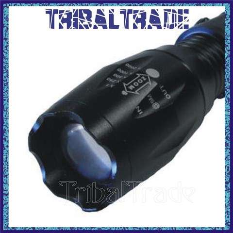 3 KITS to Go! 1800Lm HIGHLIGHT LED Rechargeable Torch Kit - SHOCKPROOF - Zoom & SOS! BRIGHT!