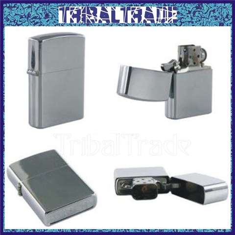 STAR WIND PROOF LIGHTER - Brass with Polished Chrome Plating - LAST STOCK FOR THIS WEEK!!