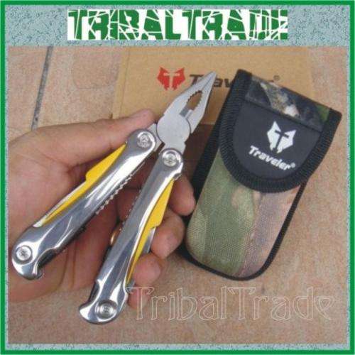 6 to GO!! TRAVELER 13-in-1 Multi-Functional Tool - HARD CAMO CARRY POUCH - Make Tough Jobs Easy!!