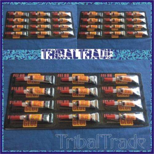 SUPER GLUE - 3g Tubes - SUPER STRONG - Plastic, Metal, Wood, Rubber - 12 Tubes Per Sleeve - SALE!!