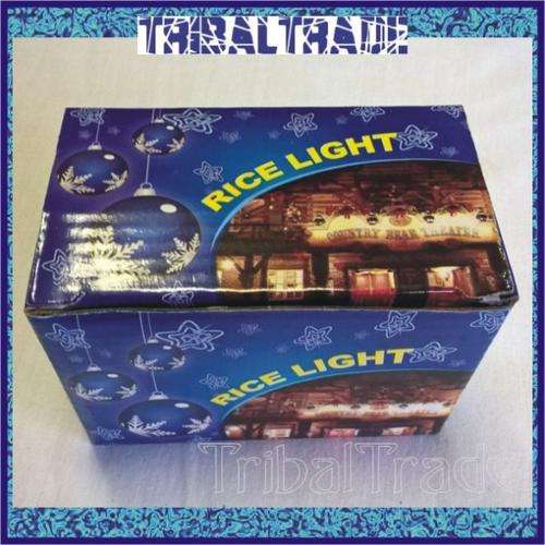 RICE LIGHTS - WHITE - 5m, 32 Lights - FESTIVE LIGHTS - BARGAIN!! NOT TO BE MISSED!! SALE!!