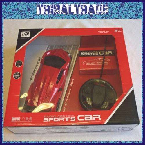 RADIO CONTROL SPORTS CAR - 1:20 Scale - Stream Line Design - 7 Cars LIMITED STOCK AVAILABLE!! RED!!
