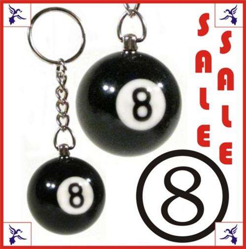 ***R1*** - 48 HOUR AUCTION! 8 Ball on a key chain ---> Win yours now!