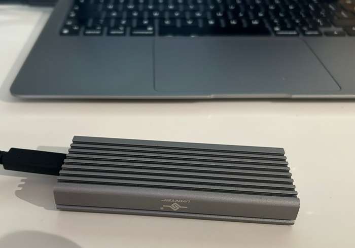 1TB m.2 NVMe USB 3.2 Gen 2x1 Type C