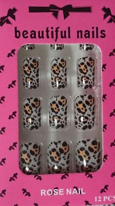 Designer false nails 12 piece