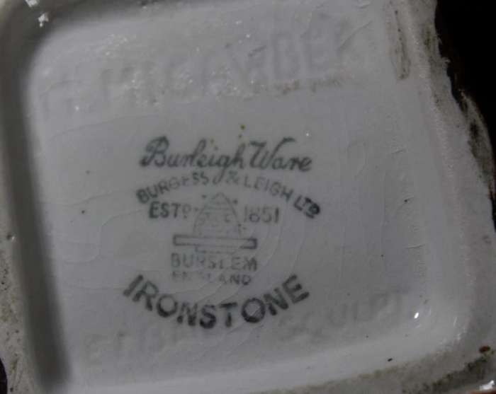 Burleigh Ware Mr Micawber Toby Jug.