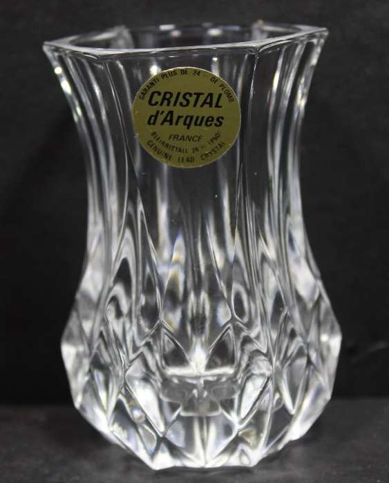 Cristal d'Arques Crystal Vase
