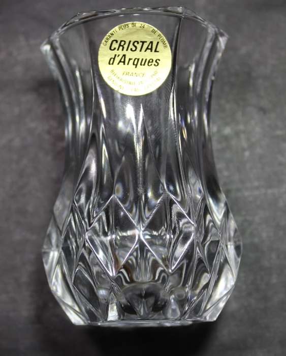 Cristal d'Arques Crystal Vase