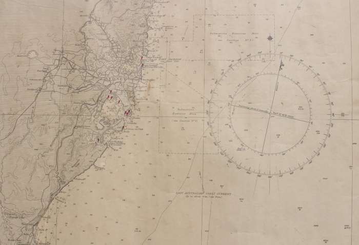 Kiamah to Norah Head Australia Hydrographic Chart 1957