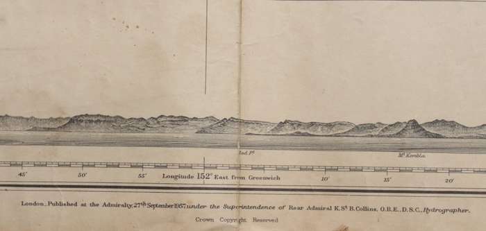 Kiamah to Norah Head Australia Hydrographic Chart 1957