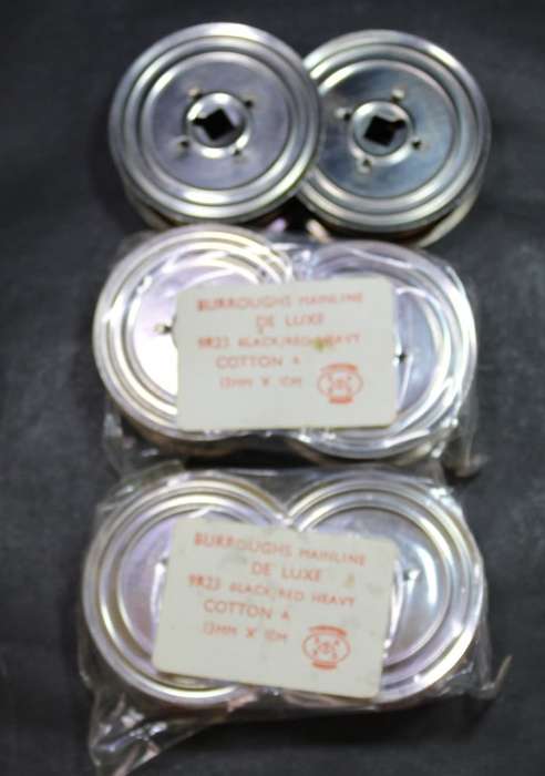 Burroughs Mainline Typewriter Ribbons Set Of 3.
