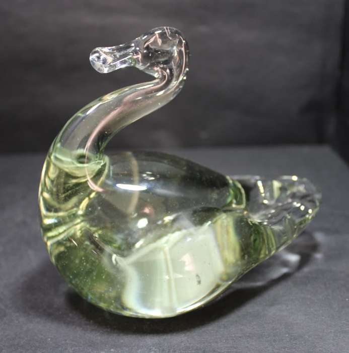 Ornamental Glass Mallard Figurine