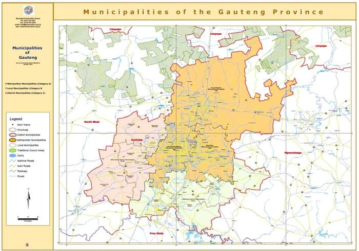 South Africa Municipal Boundaries Provincial Maps Digital Download